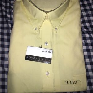 Oxford dress shirt - yellow.